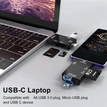 6-in-1 Smart Media Card Reader
