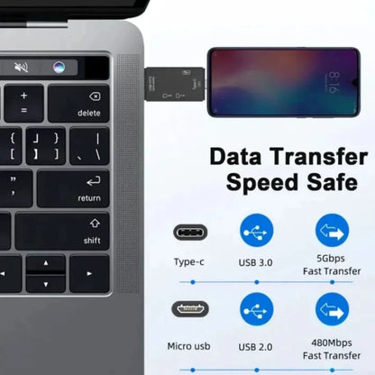 6-in-1 Smart Media Card Reader