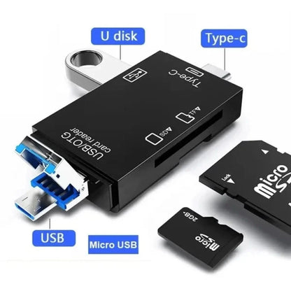 6-in-1 Smart Media Card Reader