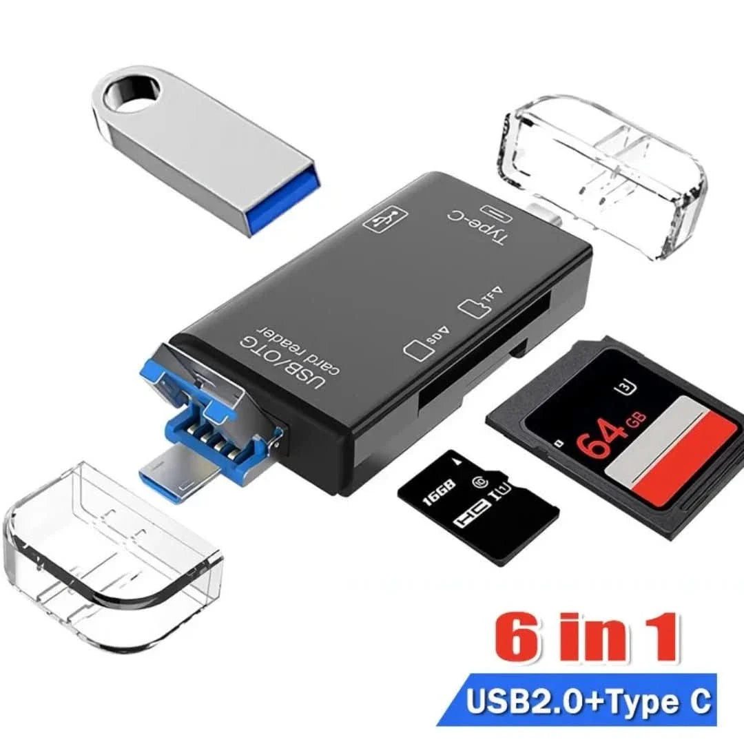 6-in-1 Smart Media Card Reader