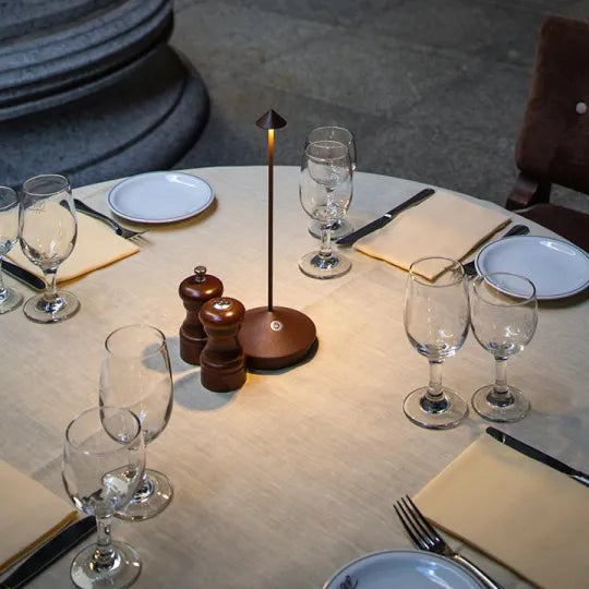 Nordic design LED candle table lamp - waterproof dimmable