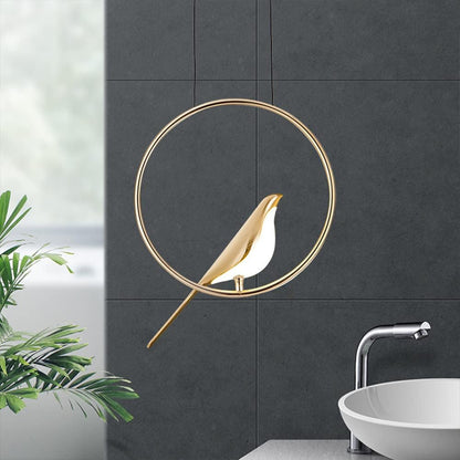 Lámpara colgante SkyLight con anillos de pájaros – Diseño único y alegre