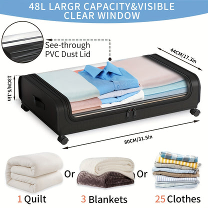 RollStore Underbed Storage Boxes – Spacious, Mobile and Organised