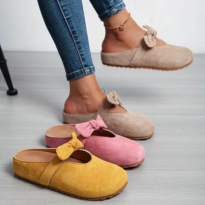 Chaussons avec design nœud