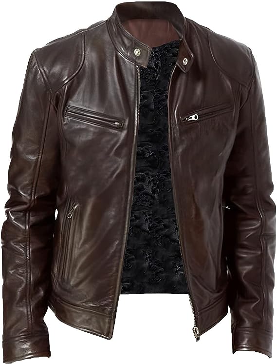 Leather Jacket for Men - Davide