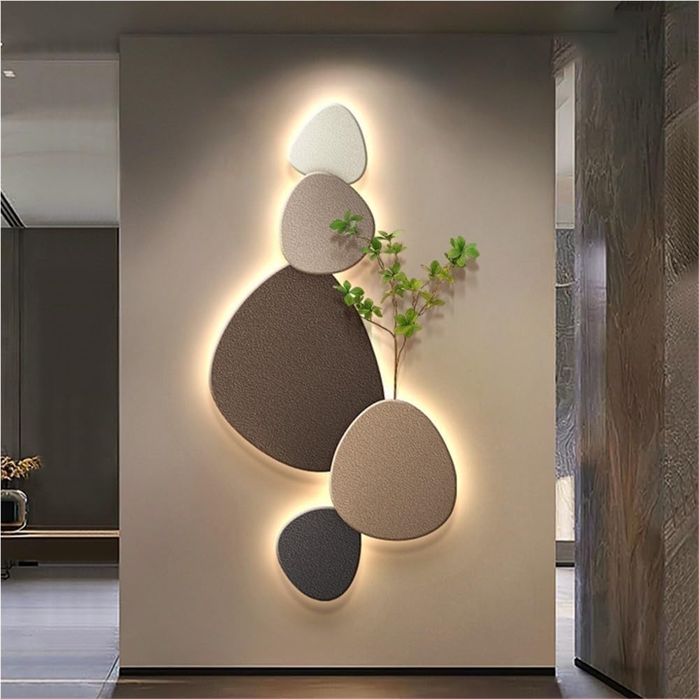 Lampă de perete modernă, cu design organic și iluminare LED, pentru interior