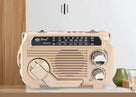 Radio de urgență cu dinam și panou solar, pentru comunicații și iluminare fiabile