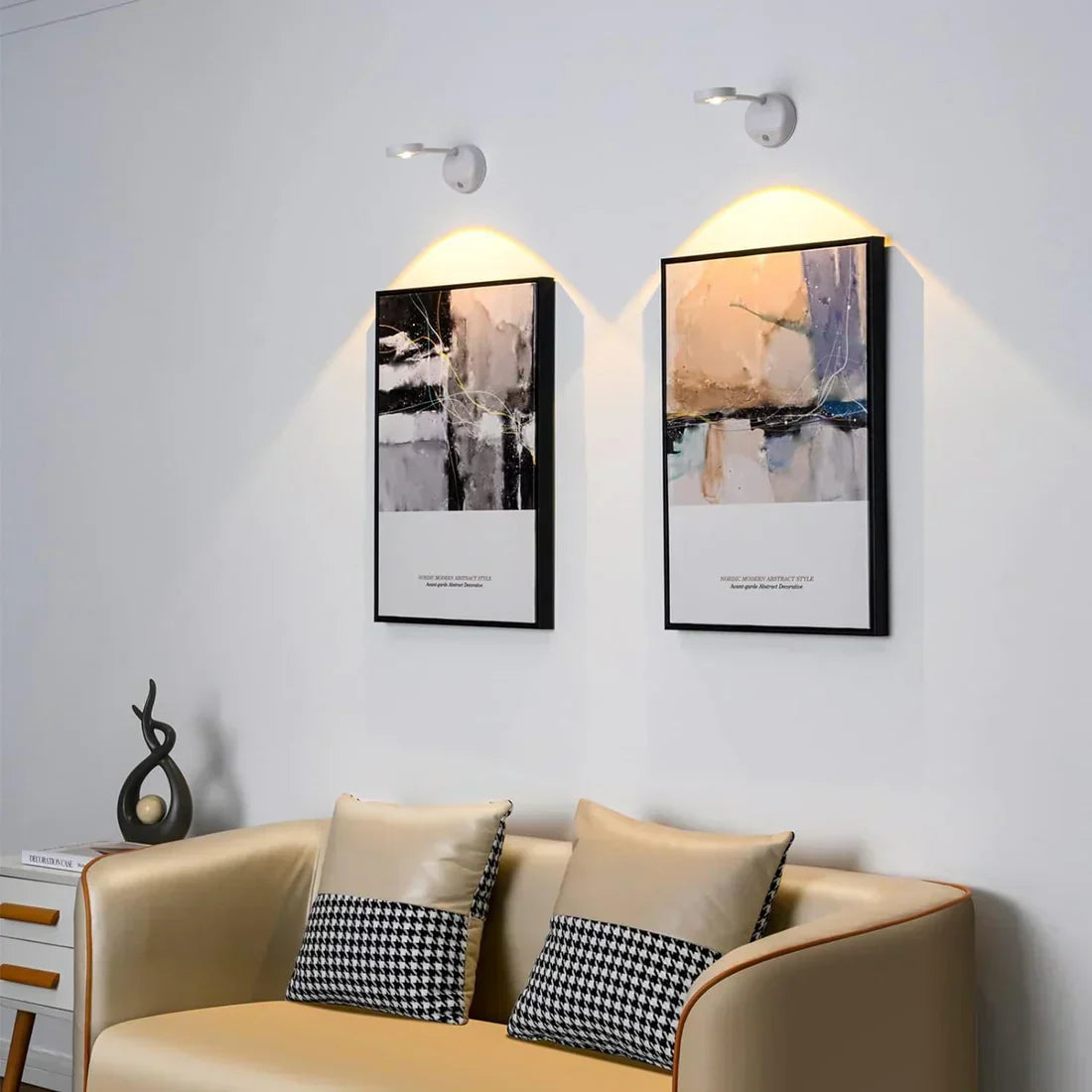 Wireless Wall Lamp with Motion Sensor – Rechargeable and Dimmable