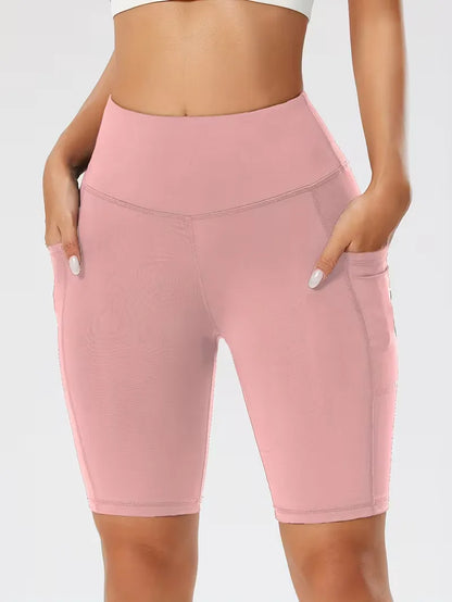 Shorts taille haute coupe slim