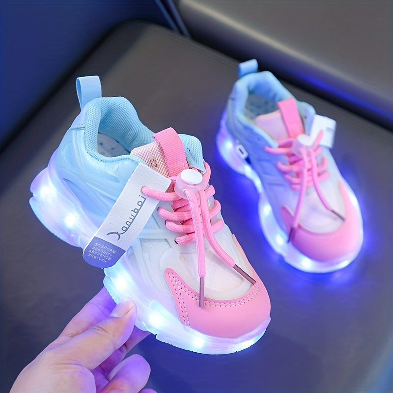 Leuchtende Sneakers für Kinder – Bunt mit LED-Beleuchtung für einen verspielten Look