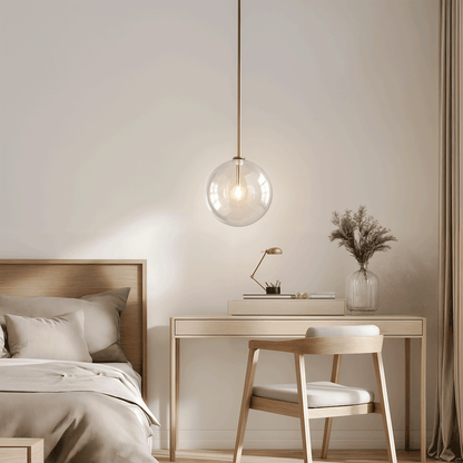 Scandinavian Glass Pendant Lamp - Minimalistic and Modern