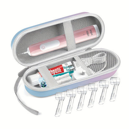 Estuche rígido de viaje para cepillo de dientes eléctrico - Solución de almacenamiento elegante y protectora para llevar