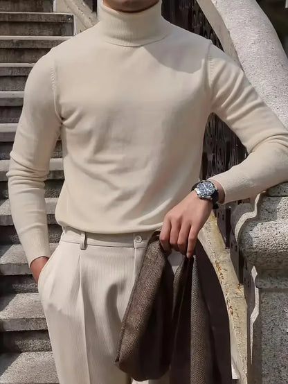 Pull à col roulé