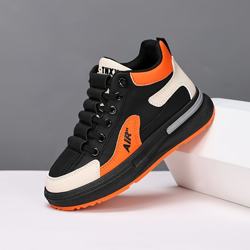 Boys' shoes, comfortable non-slip lace-up shoes with a soft sole - Leon