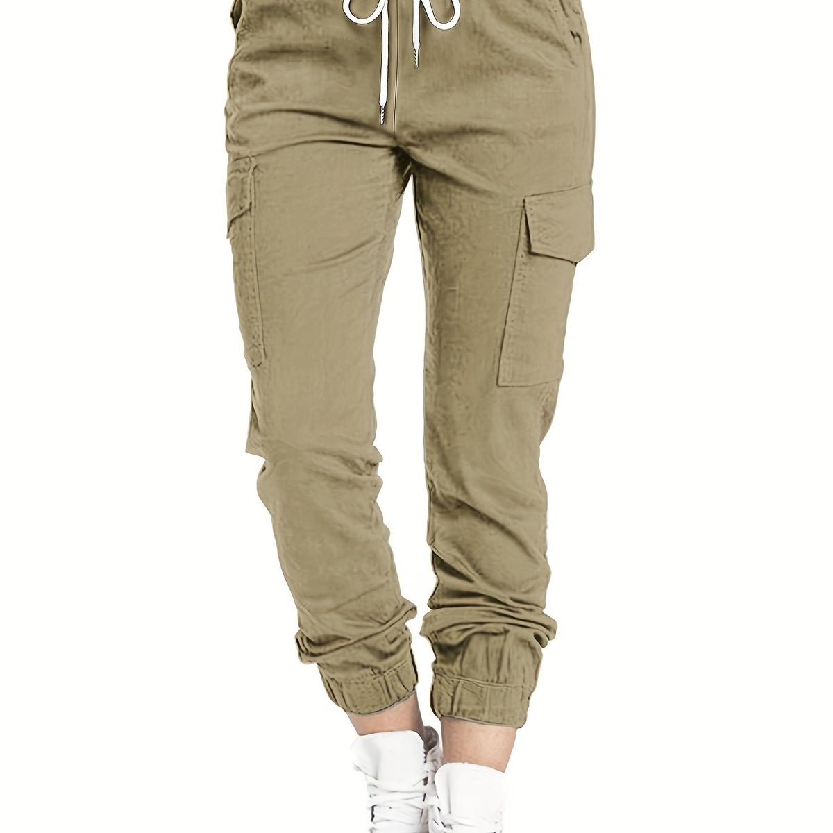 Cargobroek voor dames met zakken en comfortabele pasvorm voor dagelijks casual gebruik
