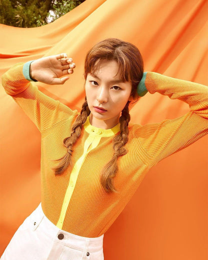 Orange Crop Top with Sporty Fit and Summer Flair