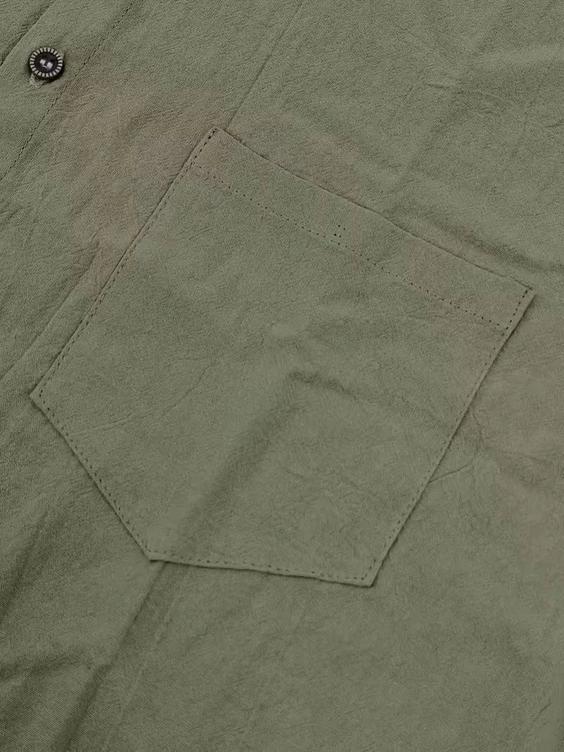 Chemise à manches courtes avec poche poitrine