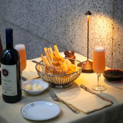 Nordic design LED candle table lamp - waterproof dimmable