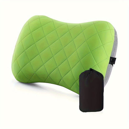 Almohada ergonómica inflable para acampar – Ideal para brindar apoyo al cuello y la zona lumbar durante excursiones y acampadas