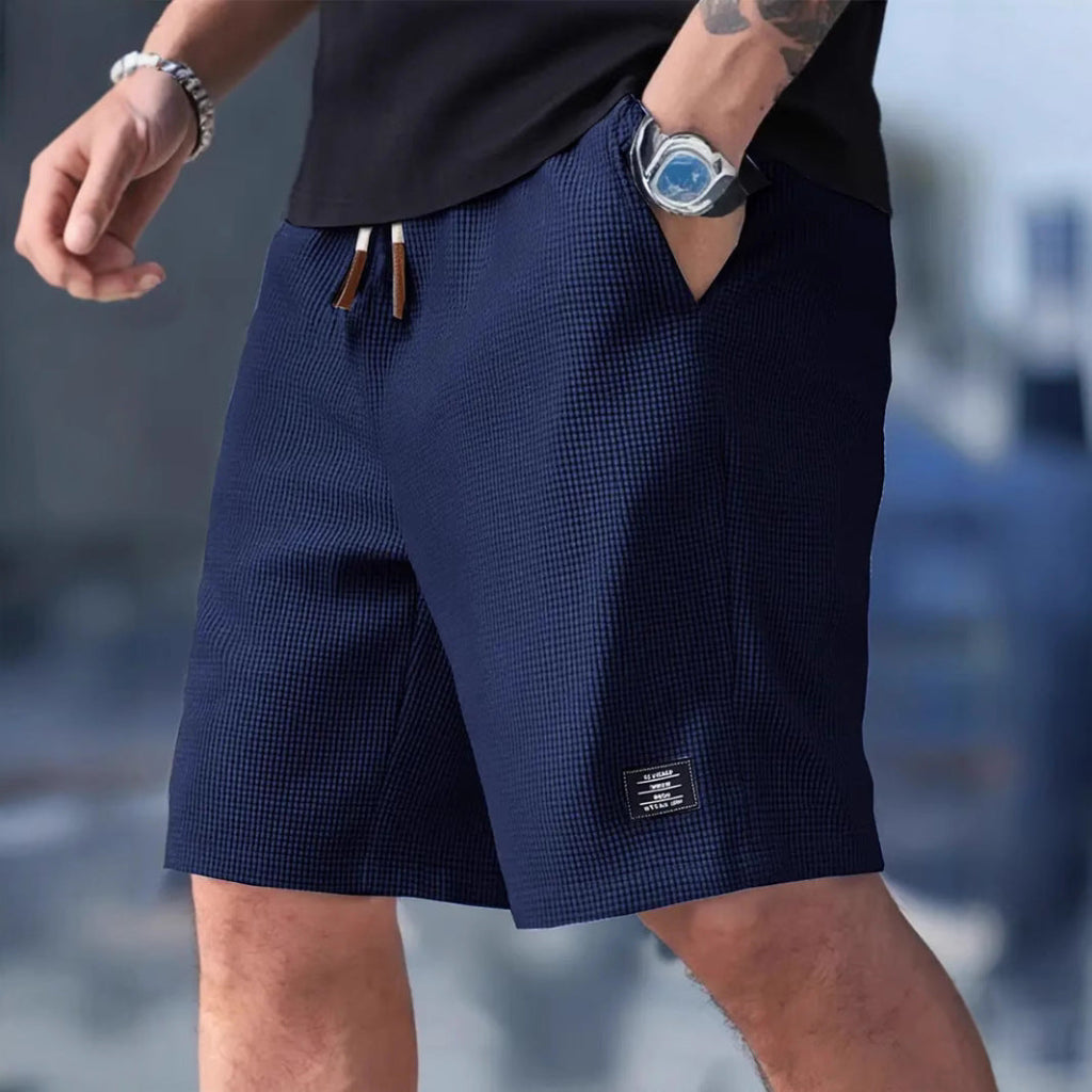 Casual sports shorts for men – summer, loose-fitting pants with drawstring and pockets