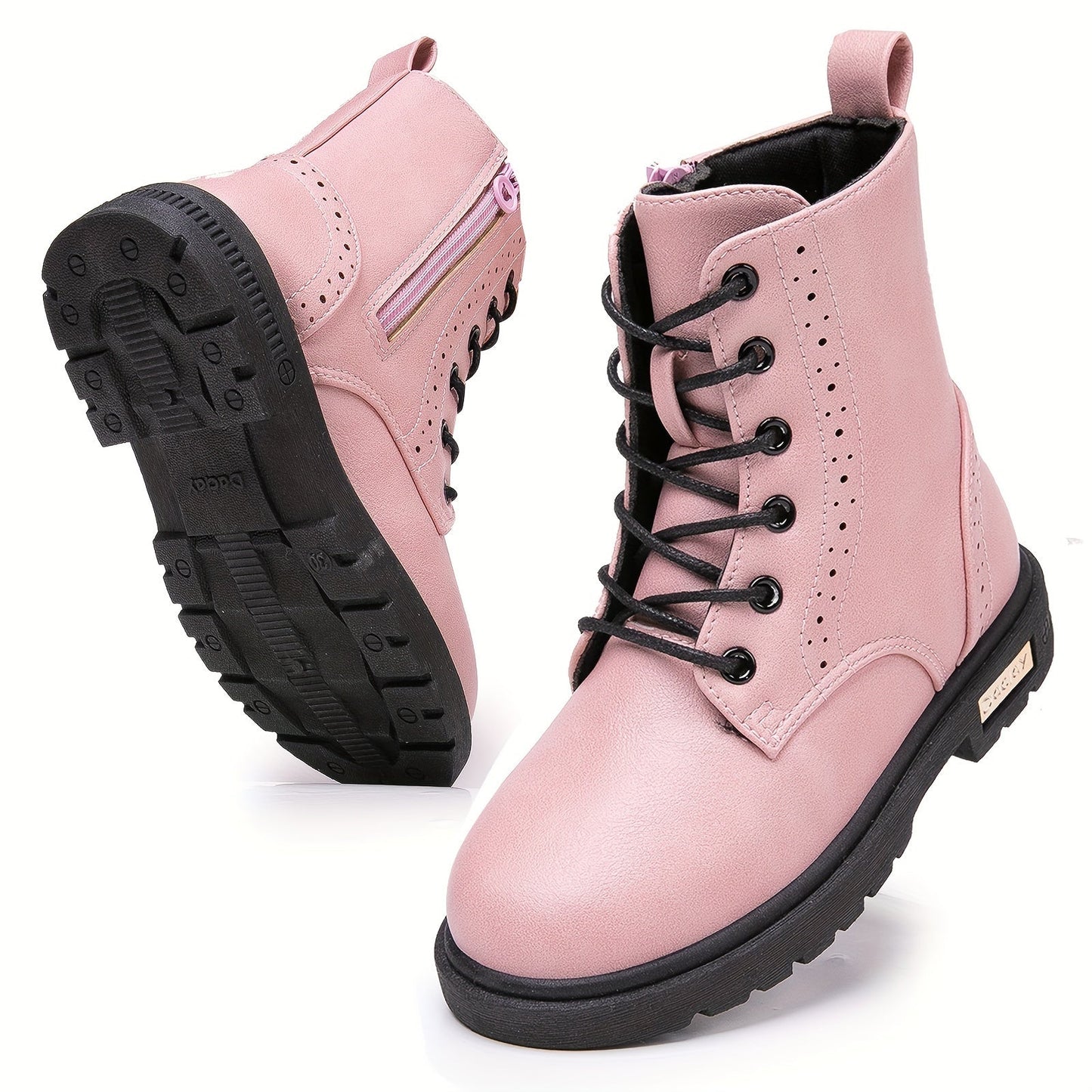 Girls' Coloured Zip Boots Lightweight Boots for Autumn and Winter - Sevra
