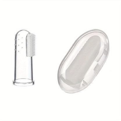 Soft Silicone Baby Finger Toothbrush for Oral Care and Teething