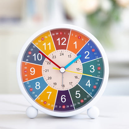 Despertador educativo silencioso - reloj colorido para estudiantes y niños