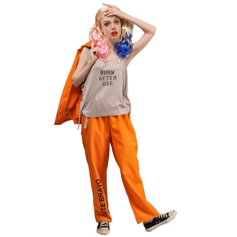 Orange Party Overall for Men with Comfortable Fit