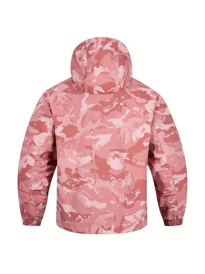 Chaqueta para hombre con estampado de camuflaje y capucha – Informal y cómoda