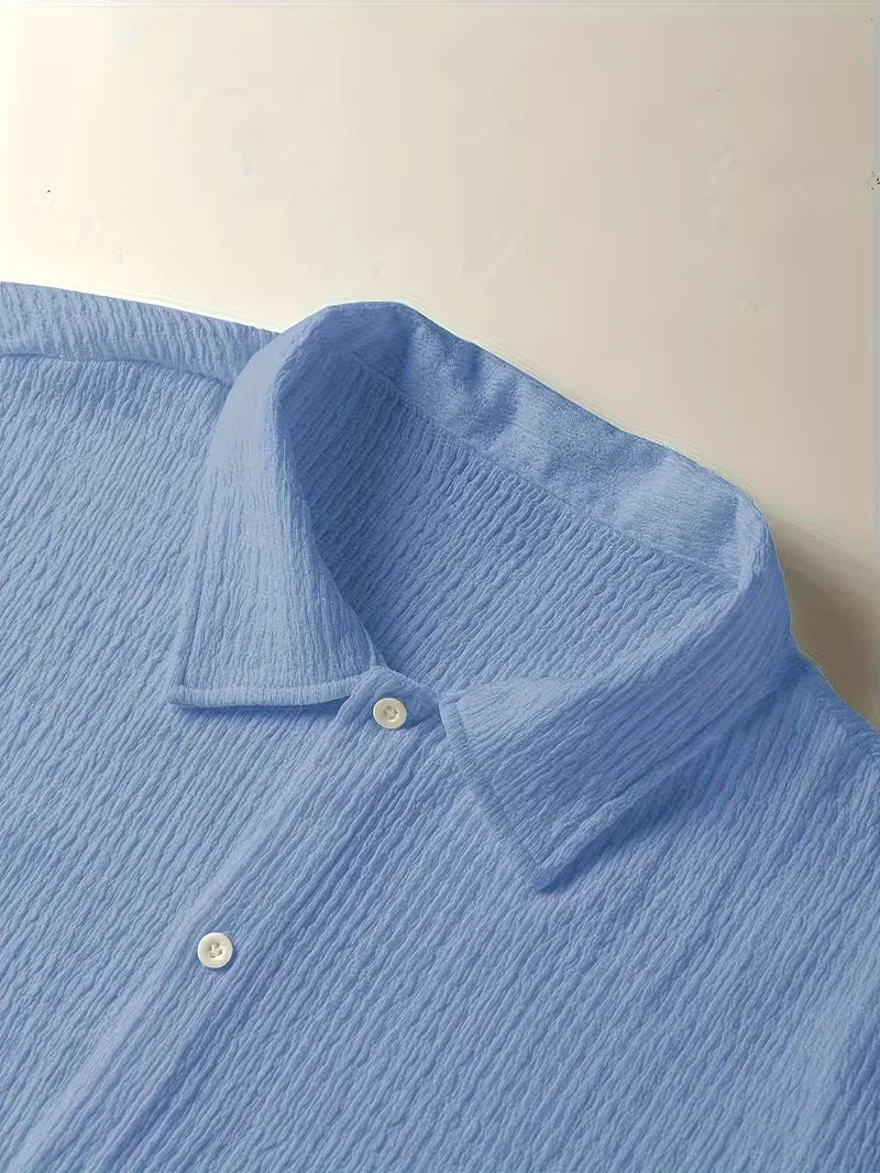 Chemise à manches courtes noire