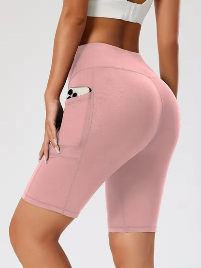 Shorts taille haute coupe slim