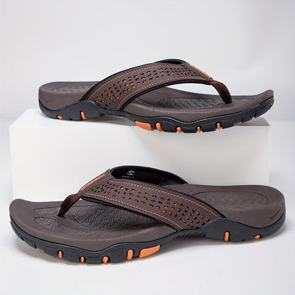 Comfortable and Durable Men's Slip-On Sandals – With EVA Cushion and Non-Slip TPR Sole