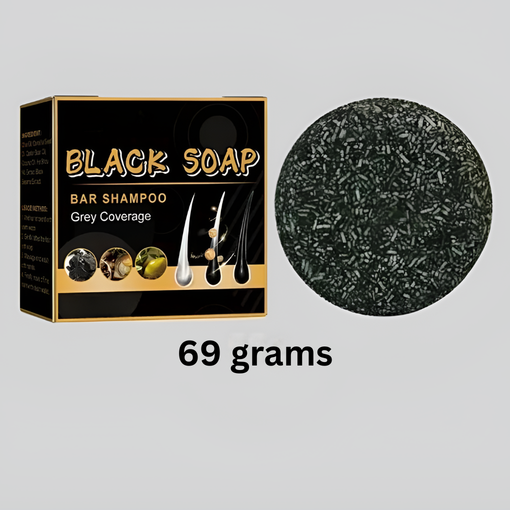 Natural Solid Shampoo Bar 69g – Brightening for White Hair