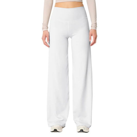 Pantaloni da yoga elasticizzati a vita alta da donna