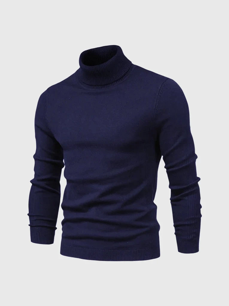Men's Roll Neck Jumper – Warm and Stylish for Cold Days