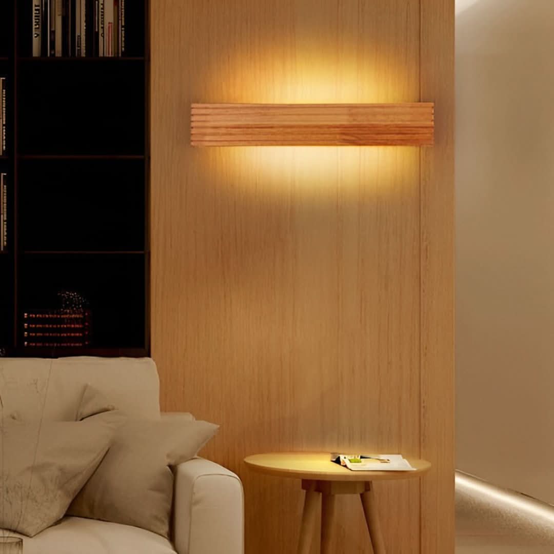 GlowWood - Rechteckige wasserdichte LED-Leuchte