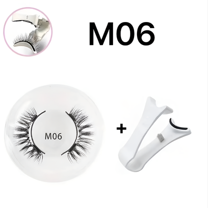 Reusable Magnetic Eyelash and Tweezers Set