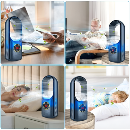 Tragbarer turmventilator ohne klingen