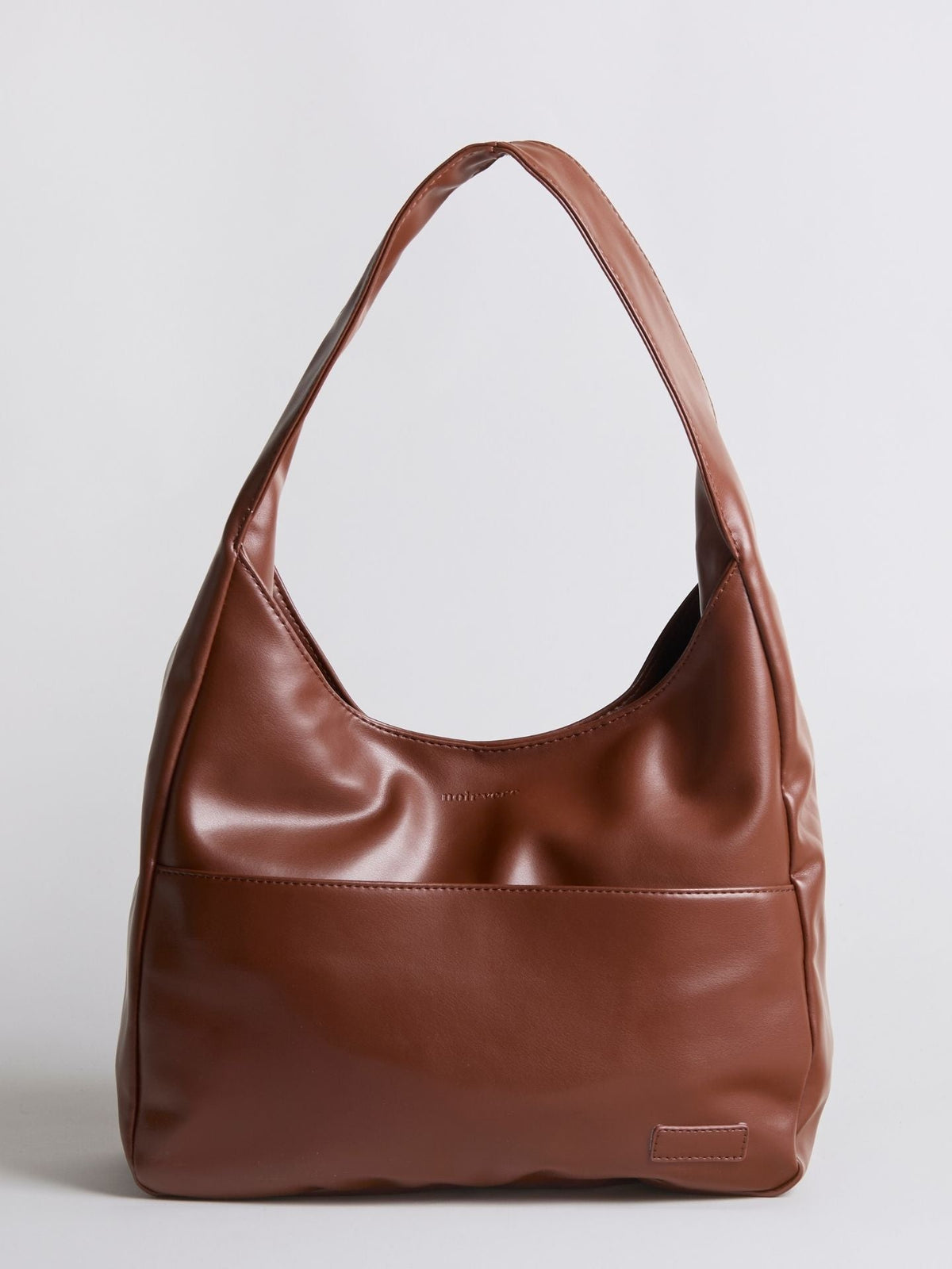 Minimalist Vegan Empty Hobo Shoulder Bag