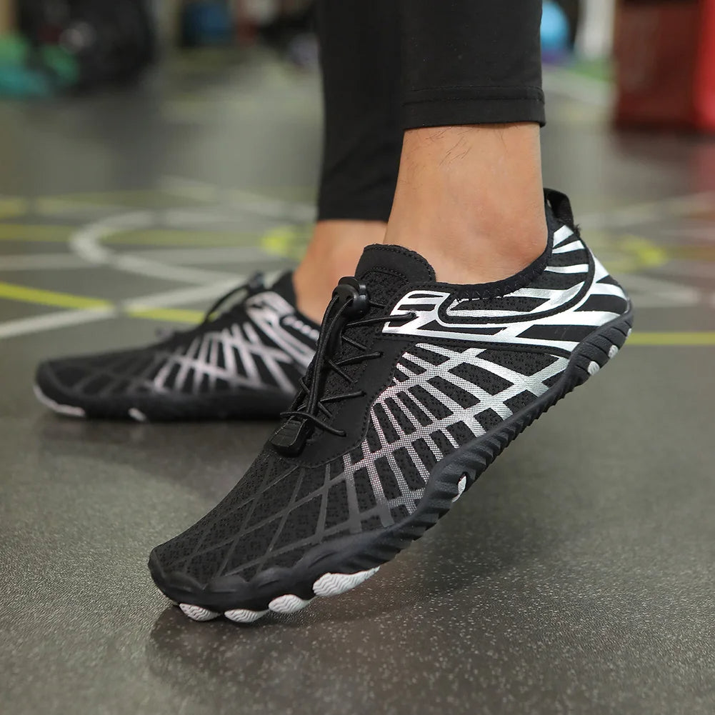 Uniseks waterschoenen met antislipzool en sneldrogend mesh