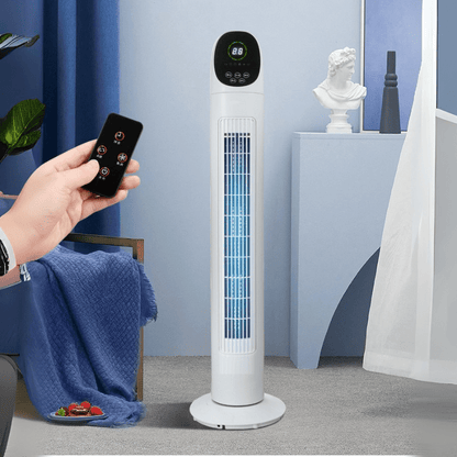 Sleek Tower Fan 42" Oscillating Silent