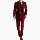 Ensemble de costume formel pour homme avec veste et gilet