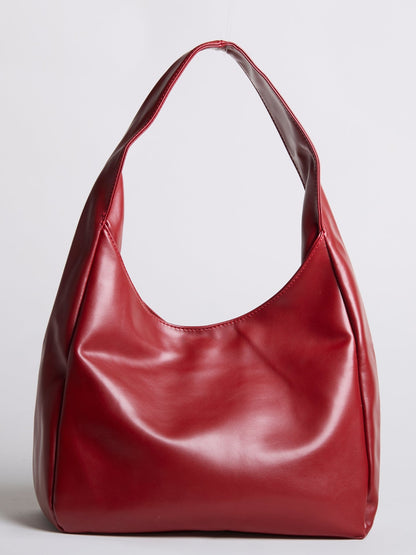 Minimalist Vegan Empty Hobo Shoulder Bag
