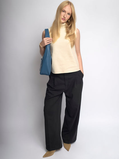 Minimalist Vegan Empty Hobo Shoulder Bag