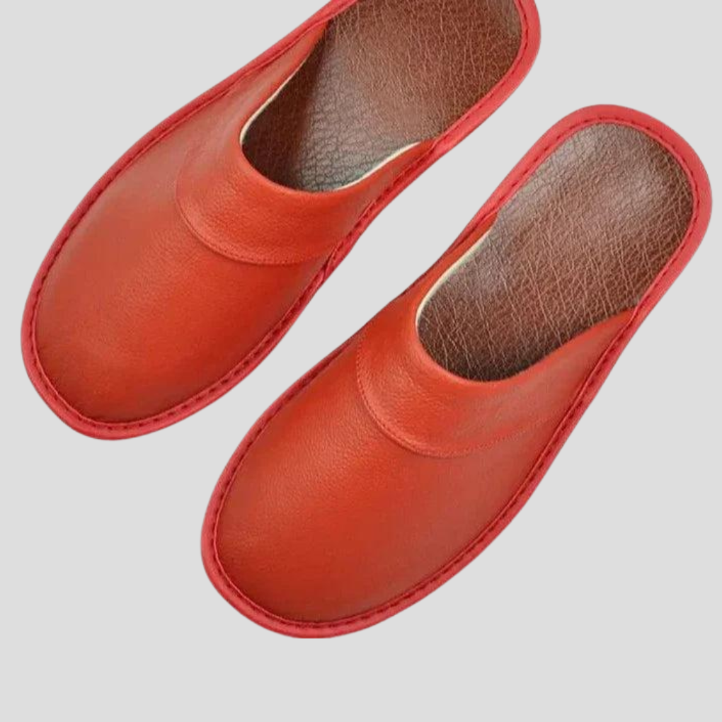 Men's Leather Slippers