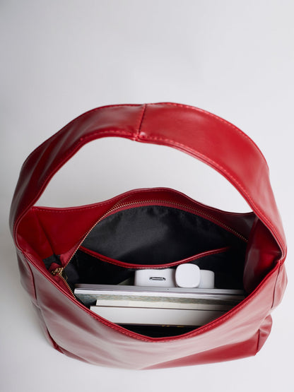 Minimalist Vegan Empty Hobo Shoulder Bag