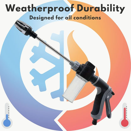 High-Pressure Sprayer for Car Cleaning, Garden Tidying and Patio Maintenance