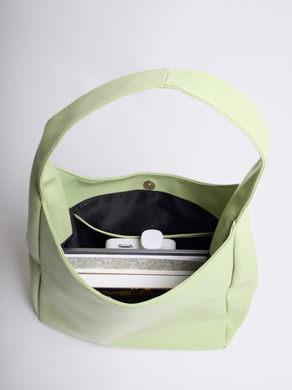 Minimalist Vegan Empty Hobo Shoulder Bag