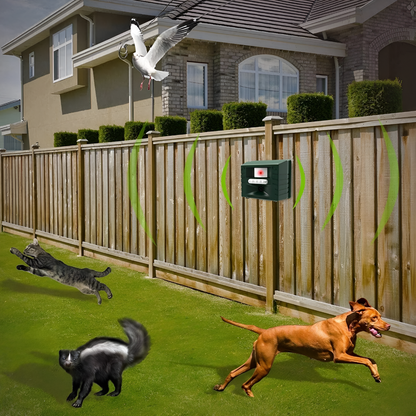 Woodpecker ultrasonic bird deterrent for effective bird control