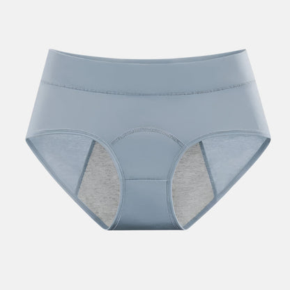 Leak-proof high-waisted menstrual underwear